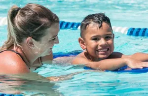 YMCA of Greater Houston-child learning to swim