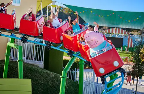 Daddy Pig's Roller Coaster at Peppa Pig Theme Park, Florida
