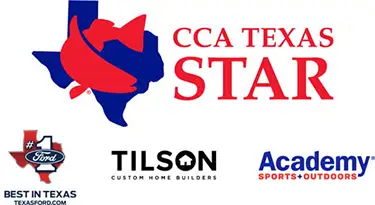 Logo for Coastal Conservation Association Summer Fishing Tournament Adults Children Kids Texas College Scholarships Events Prizes