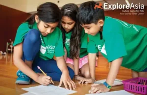 Asia Society - ExploreAsia Culture Camp for Kids; kids working together