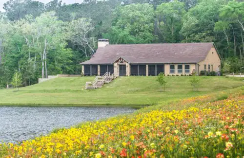 Overlooking part of Camp Allen; camps; retreats; discovery program; outdoor education