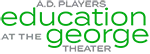 A.D. Players Education at the George Theater logo