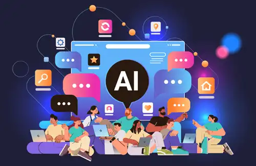 Negative Impacts Of AI And Social Media On Teen Friendships blog article image. Role of AI in communication.