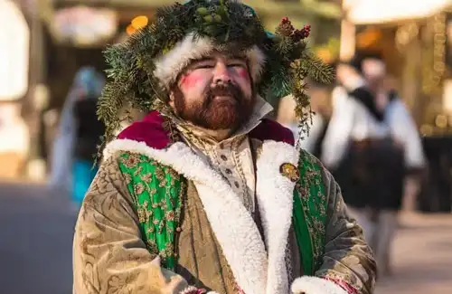 Sherwood Celtic Yuletide Festival Celtic Santa Claus.