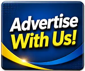 Advertise With Us! button
